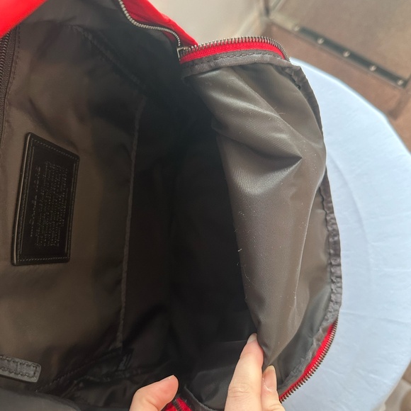 Michael Kors Kent Backpack In Red - Picture 7 of 11